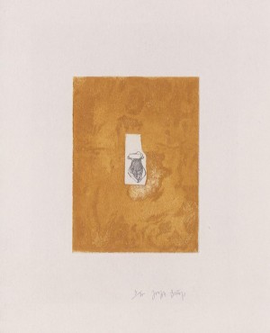 Joseph Beuys - Suite Zirkulationszeit: Honigtopf (Suite Circulation Time: Honey Pot), 1982, etching and aquatint on white wove